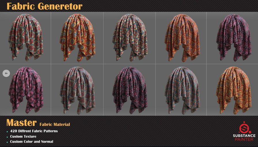 Fabric Generator for Substance Painter Free Download