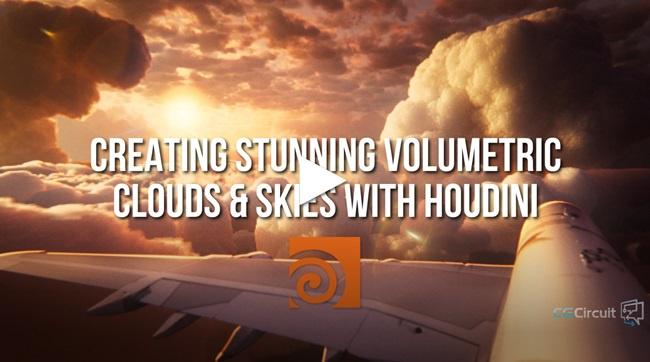 How to Create Stunning Volumetric Clouds & Skies with Houdini Tutorial