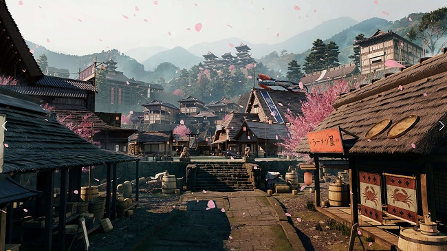 Shogun Japan City Environment Asset Free 3d Model